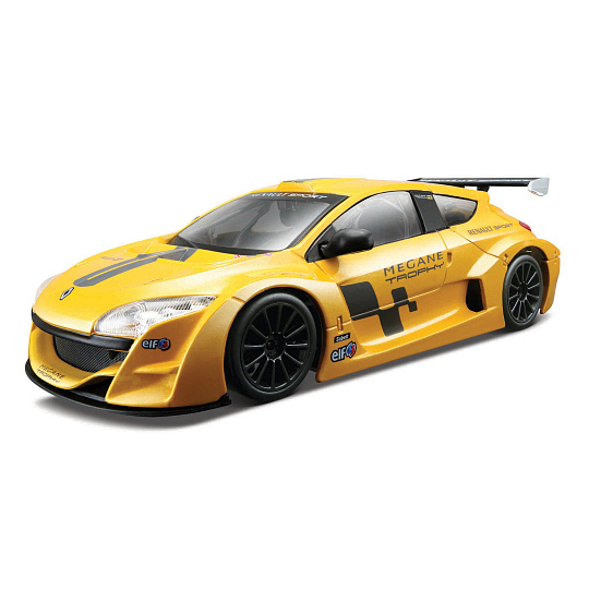 Bburago - Auta HOBBY, Renault Mégane Trophy, žlutá metalíza, 1:24