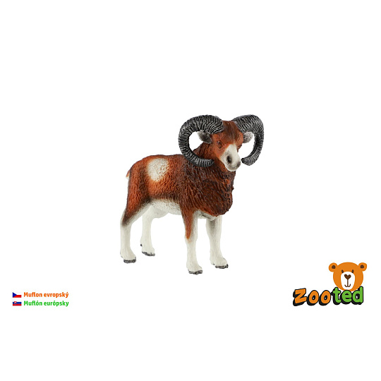 Muflon evropský zooted plast 8cm 