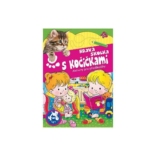 Pracovní sešit Hravá školka s kočičkami CZ verze 20x28,5cm