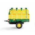 ROLLYTOYS Vlečka na seno za traktor 1osá "Hay Wagon"- zelenožlutá