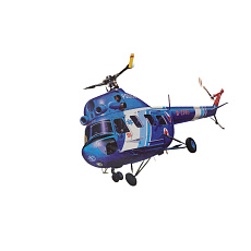 Směr modely plastové Vrtulník Mi 2 - Policie   1:48