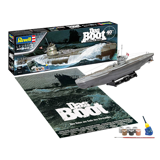 Revell Gift-Set ponorka 05675 - Movie Set DAS BOOT - 40th Anniversary (1:144) Revell Gift-Set ponorka 05675 - Movie Set DAS BOOT - 40th Anniversary (1:144)