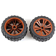 REVELL - REVELLUTIONS (47035) - Set 2x Wheel for Monster, bronze metallic