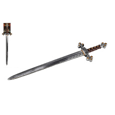Meč rytířský plast 72cm na kartě 