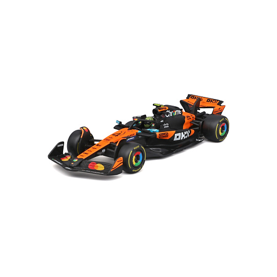 Bburago - RACE F1 v dekorativním boxu, McLaren F1 MCL39 (2025) #4 Lando Norris, 1:43 Bburago - RACE F1 v dekorativním boxu, McLaren F1 MCL39 (2025) #4 Lando Norris, 1:43