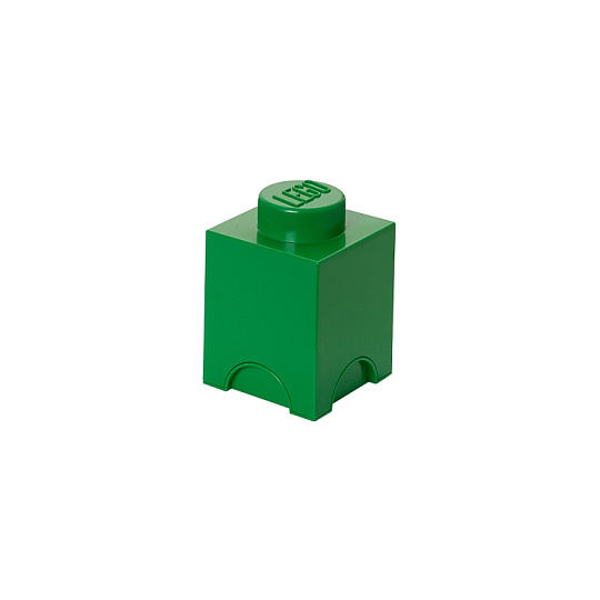 Smartlife LEGO úložný box 1 - tmavě zelená