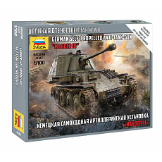 Zvezda Wargames (WWII) tank 6282 - German Tank Destroyer "Marder III" (1:100)