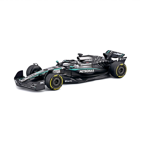 Bburago – FORMULA RACING Mercedes-AMG Petronas W16 (2025), #63 George Russell, blistr, 1:64 Bburago – FORMULA RACING Mercedes-AMG Petronas W16 (2025), #63 George Russell, blistr, 1:64