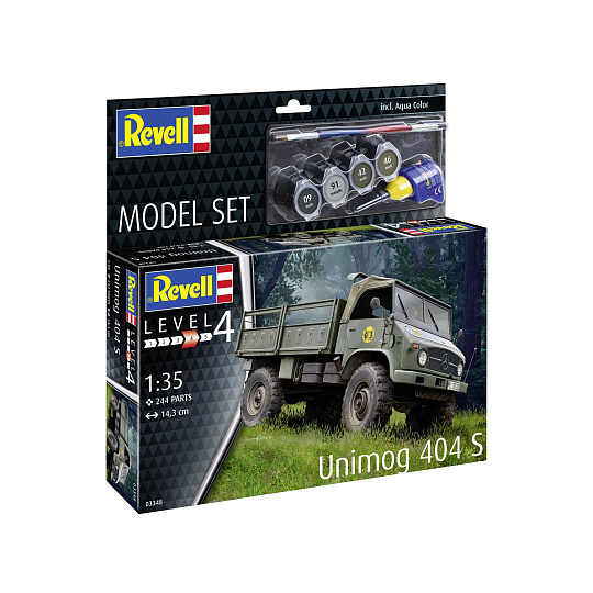 Revell ModelSet military 63348 - Unimog 404 S (1:35) Revell ModelSet military 63348 - Unimog 404 S (1:35)