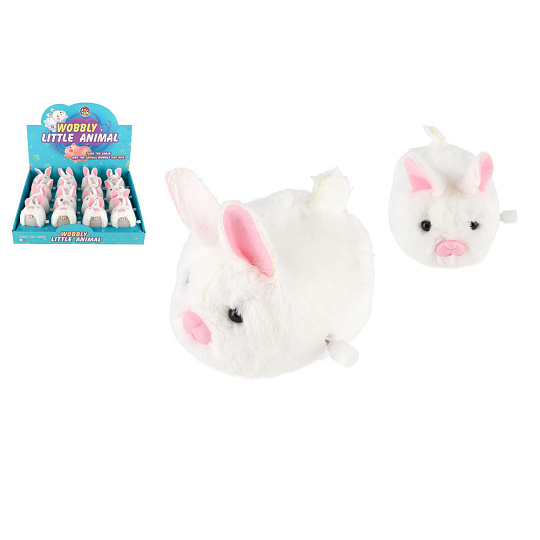 Teddies Králík/Králíček na natažení plast/plyš 8cm
