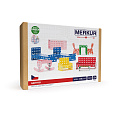 MERKUR - Stavebnice Merkur - Příslušenství k domečku pro panenky - nábytek, 219 dílků