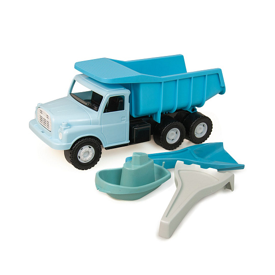 Dino TATRA 148 SVĚTLE MODRÁ PÍSKOVÝ SET 4KS