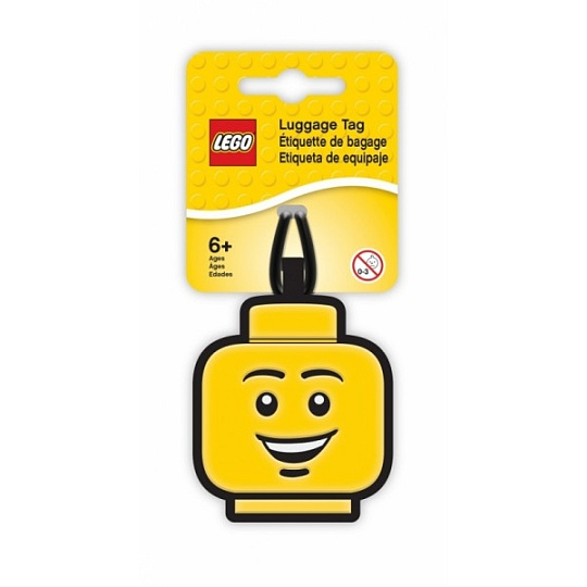 Smartlife LEGO Iconic Jmenovka na zavazadlo - hlava kluka Smartlife LEGO Iconic Jmenovka na zavazadlo - hlava kluka