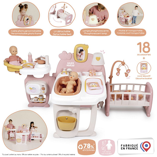 Smoby Baby Nurse Hrací centrum pro panenky