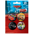 Placka set - Auta 3 - 4x38mm