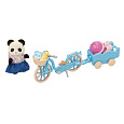 Sylvanian Families 5652 Panda a cyklo-bruslařský set