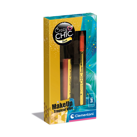 Clementoni Crazy CHIC TEEN - Lesk na rty TROPICAL