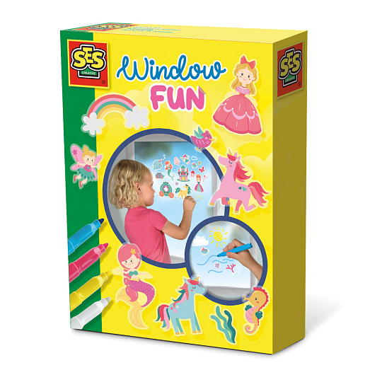 SES Okenní nálepky - princezny