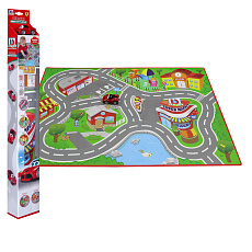 Maisto - BJUNIOR BB Junior -  Hrací podložka LaFerrari Městečko s Junior LaFerrari autíčkem, 100x70 cm