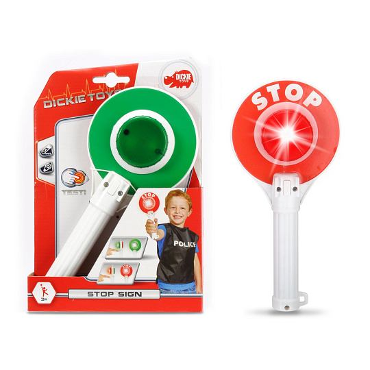 Dickie SOS Dickie Policejní terč 25 cm, na baterie Dickie SOS Dickie Policejní terč 25 cm, na baterie