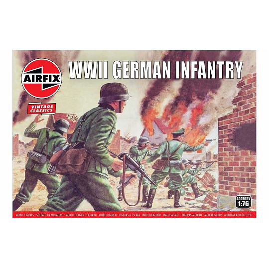 Airfix Classic Kit VINTAGE figurky A00705V - WWII German Infantry (1:76)
