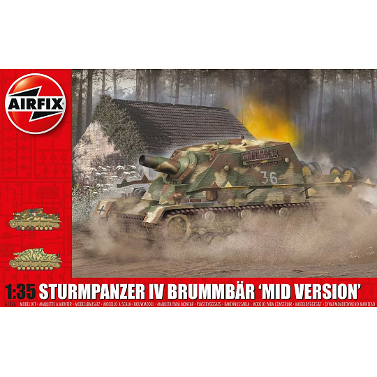 Airfix Classic Kit tank A1376 - Sturmpanzer IV Brummbar (Mid Version) (1:35) Airfix Classic Kit tank A1376 - Sturmpanzer IV Brummbar (Mid Version) (1:35)