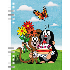 Akim Giochi Preziosi Zápisník A6 s kroužkovou vazbou - Krtek 4