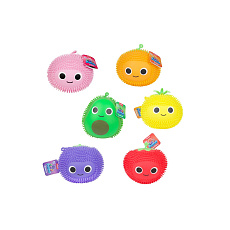 Teddies Míček ovoce mačkací antistresový silikonový 17cm 6 druhů Teddies Míček ovoce mačkací antistresový silikonový 17cm 6 druhů