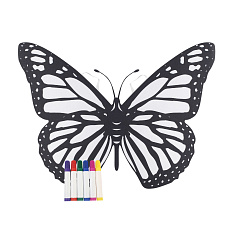 Rappa Motýlí křídla k vybarvení