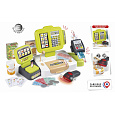 Smoby Pokladna elektronická s váhou zelenošedá