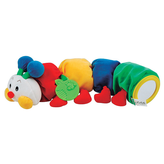 K´s Kids Stonožka s kousátkem na prořezávání prvních zoubků, 48 cm dlouhá