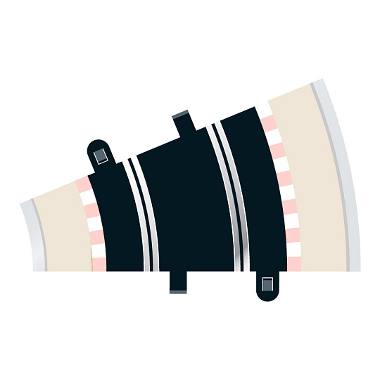 Scalextric Rozšíření trati SCALEXTRIC C8234 - Curve - R2 - 22.5DEG