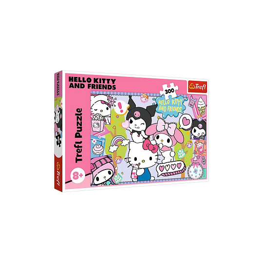 Puzzle Hello Kitty 300 dílků 60x40cm v krabici 40x27x4cm