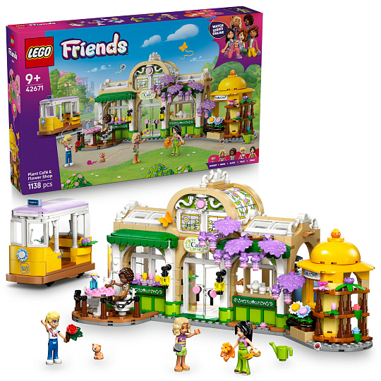 LEGO Friends 42671 Kavárna plná rostlin a květinářství LEGO Friends 42671 Kavárna plná rostlin a květinářství