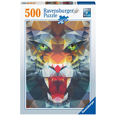 Ravensburger Polygonový lev 500 dílků Ravensburger Polygonový lev 500 dílků