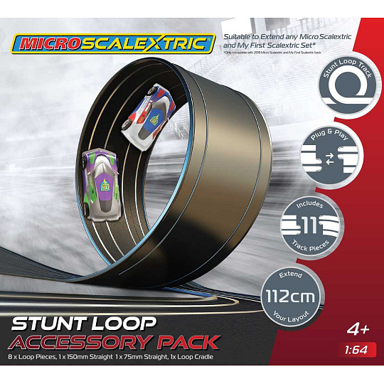Scalextric Rozšíření trati MICRO SCALEXTRIC G8046 - Track Stunt Extension Pack - Stunt Loop
