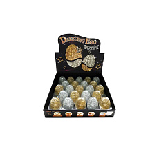 Teddies Sliz - hmota vejce třpytivé glitter 7cm asst 2 barvy