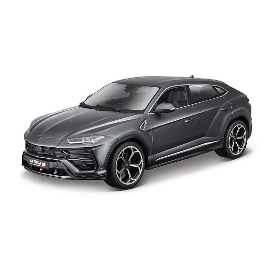 Bburago - Auta HOBBY, Lamborghini Urus, šedá metalíza, 1:18
