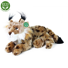 Rappa Plyšový rys ležící 28 cm ECO-FRIENDLY