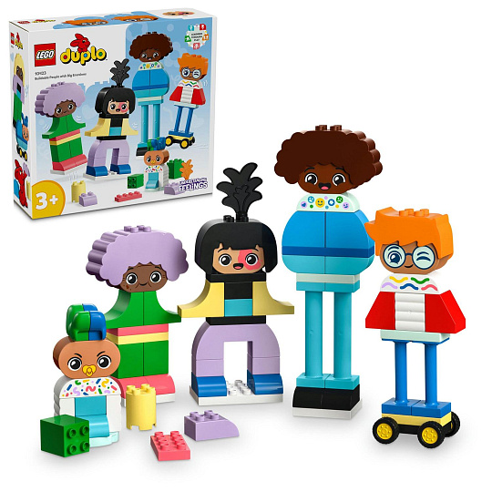 LEGO DUPLO® 10423 Sestavitelní lidé s velkými emocemi LEGO DUPLO® 10423 Sestavitelní lidé s velkými emocemi