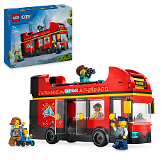 LEGO City 60407 Červený dvoupodlažní vyhlídkový autobus LEGO City 60407 Červený dvoupodlažní vyhlídkový autobus