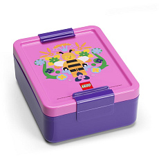 Smartlife LEGO Bee box na svačinu - fialová Smartlife LEGO Bee box na svačinu - fialová