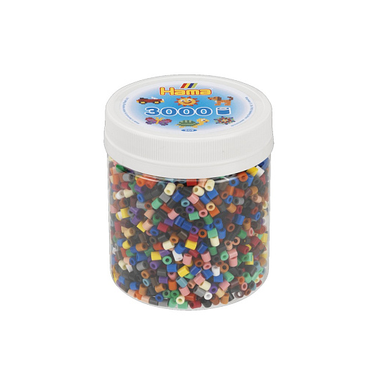 Hama Korálky zažehlovací plast 3000ks v dóze Hama Korálky zažehlovací plast 3000ks v dóze