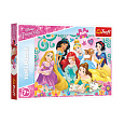 Puzzle Šťastný svět princezen/Disney Princess 200 dílků 48x34cm v krabici 33x23x4cm