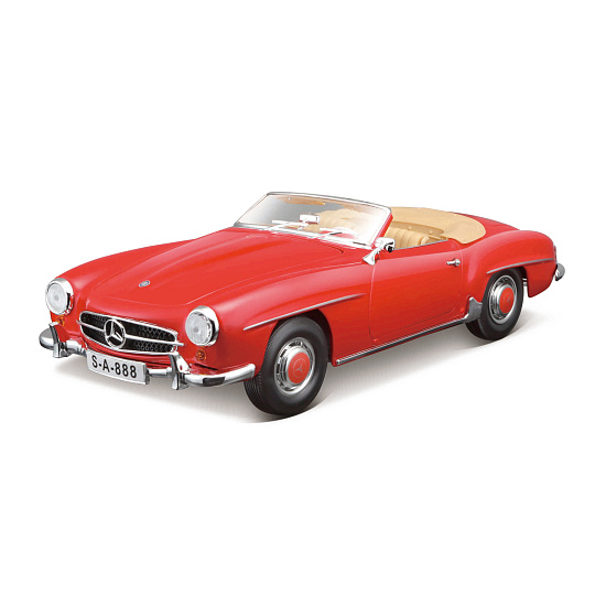 Maisto - 1955 Mercedes-Benz 190SL, červená, 1:18