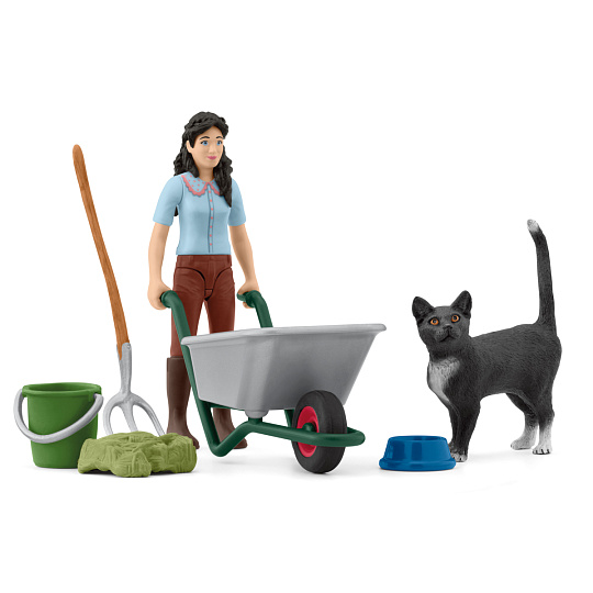Schleich 42747 Hrací sada na kydání a ošetřování