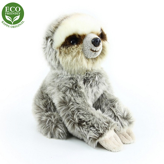 Rappa Plyšový lenochod sedící 18 cm ECO-FRIENDLY