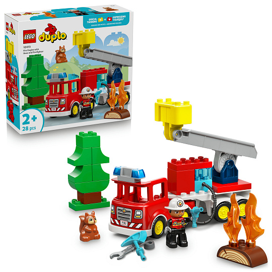 LEGO DUPLO 10473 Hasičské auto s hadicí a hasičem LEGO DUPLO 10473 Hasičské auto s hadicí a hasičem