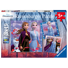 Ravensburger Disney Ledové království 2 3x49 dílků Ravensburger Disney Ledové království 2 3x49 dílků