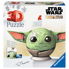 Ravensburger Puzzle-Ball Star Wars: Baby Yoda s ušima 72 dílků Ravensburger Puzzle-Ball Star Wars: Baby Yoda s ušima 72 dílků